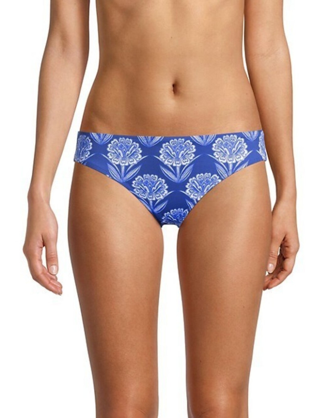 Johnny Was Navy Blue Floral Bikini Bottoms New Without Tag Size XL